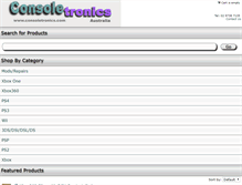 Tablet Screenshot of consoletronics.com